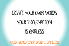 Casual Handwriting Everyday Lettering ABC Font Typeface OTF Product Image 3