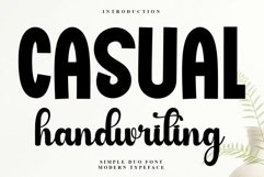 Casual Handwriting Product Image 1