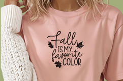 Fall is My Favorite Color SVG, Autumn Quote Clip Art Product Image 4