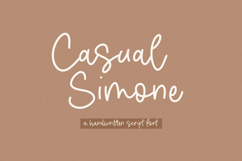 Casual Simone - Handwritten Script Font Product Image 1