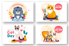 10 International Cat Day Illustration Product Image 2