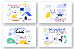 10 International Cat Day Illustration Product Image 3