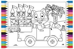 coloring animal cartoon for kids Product Image 1