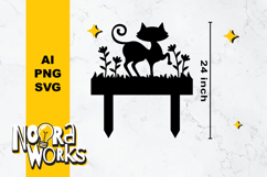 Metal Cat Garden Memorial SignSVG Product Image 3