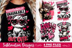 Sarcastic Valentine PNG Funny Sublimation 4 Designs Product Image 8