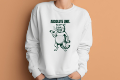 Funny Gym Cat SVG PNG Design for Sarcastic Workout Shirts Product Image 3