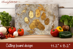 Cute cat love Cutting Board Sublimation Design | cats Product Image 1