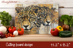 Cute cat love Cutting Board Sublimation Design | cats Product Image 1