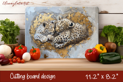 Cute cat love Cutting Board Sublimation Design | cats Product Image 1