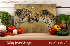 Cute cat love Cutting Board Sublimation Design | cats Product Image 1