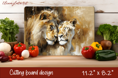 Cute cat love Cutting Board Sublimation Design | cats Product Image 1