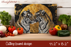 Cute cat love Cutting Board Sublimation Design | cats Product Image 1