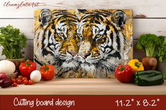 Cute cat love Cutting Board Sublimation Design | cats Product Image 1