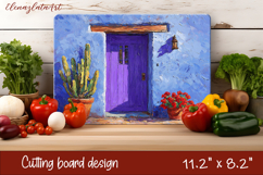 Summer landscape - cutting board design Product Image 1