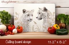 Cute cat love Cutting Board Sublimation Design | cats Product Image 1