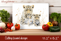 Cute cat love Cutting Board Sublimation Design | cats Product Image 1