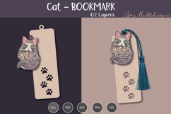 Cat Bookmark SVG Product Image 3