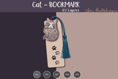 Cat Bookmark SVG Product Image 2