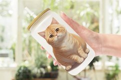Glass Can Wraps Cat British Product Image 2