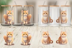 Glass Can Wraps Cat British Product Image 4
