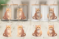 Glass Can Wraps Cat British Product Image 5