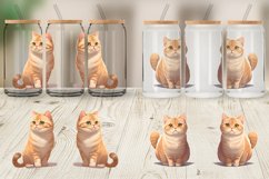 Glass Can Wraps Cat British Product Image 6