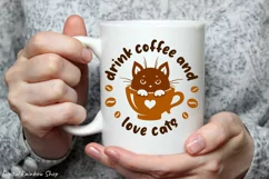 funny cat quote for coffee mug