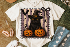 Halloween Cat PNG, Ghost Cat PNG, Spooky Cat PNG, Witch Cat Product Image 4
