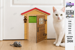 Wooden Cat Doors Laser Cut Bundle | Pet Friendly Home | CNC Product Image 7