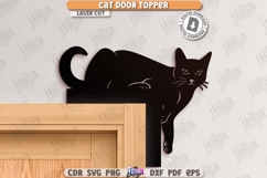 Door Corners Laser Cut Bundle|Cat Silhouette SVG|Wall Signs Product Image 4