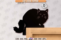 Door Corners Laser Cut Bundle|Cat Silhouette SVG|Wall Signs Product Image 12