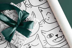 Hand-Drawn Cat Faces | Kawaii Animal Head Product Image 8