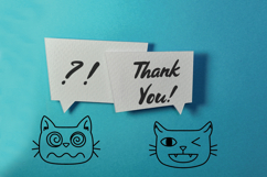 Hand-Drawn Cat Faces | Kawaii Animal Head Product Image 9