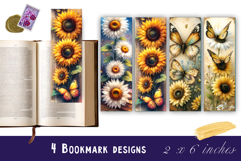 Flowers Bookmark Sublimation Floral Printable Product Image 1