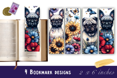 Funny dog Bookmark Printable Sublimation PNG| Bookmark Product Image 1