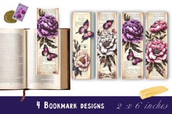 Flowers Bookmark Sublimation Floral Printable Product Image 1