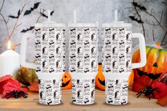 cat ghost halloween 40oz quencher tumbler sublimation wrap uv dtf wrap SVG high resolution transparent background