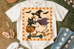 Halloween Fall Goose PNG, Halloween Cat PNG, Silly Goose PNG Product Image 4