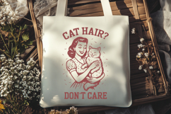 Retro Cat Lady SVG Bundle | Funny Cat Quotes PNG | Cat Mom Product Image 6