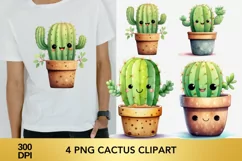 4 png cactus clipart, cactus sublimation png Product Image 1