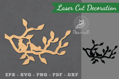 Cat in Tree Laser Cut Decoration Product Image 1