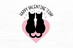 Valentines Day SVG Love Quotes SVG Love Cat SVG Cut files Product Image 2