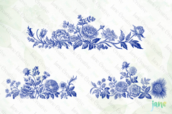 Cat Lover Chinoiserie Toile De Jouy SVG Product Image 2