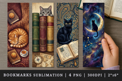 Cat lover bookmarks printable sublimation bookmark design Product Image 1