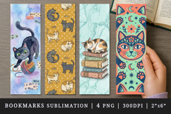 Cat lover bookmarks printable sublimation bookmark design Product Image 1