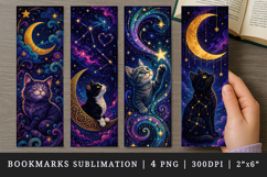 Cat lover bookmarks printable sublimation bookmark design Product Image 1