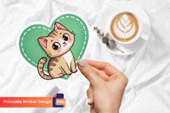 Cat Lover Sticker, Cat Decal, Animal Lovers Sticker Product Image 1