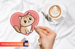 Cat Lover Sticker, Cat Decal, Animal Lovers Sticker Product Image 1