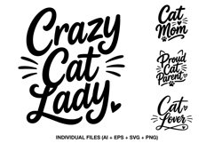 Funny cat quotes SVG for Cricut projects