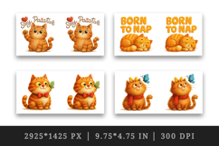 Cat Lover mug wrap printable sublimation design Product Image 2